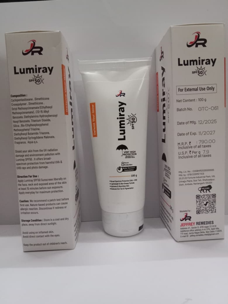 Lumiray SPF 50 Sunscreen
